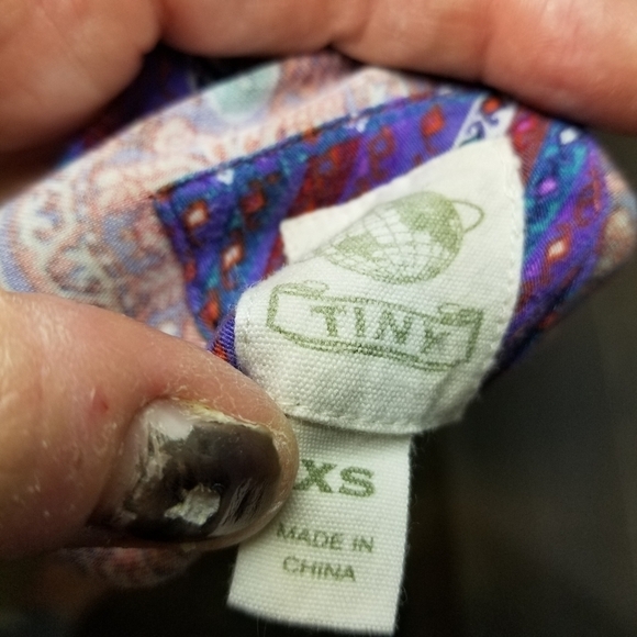 Anthropologie TINY Omina mosaic boho kimono sleeve dress - Picture 6 of 13